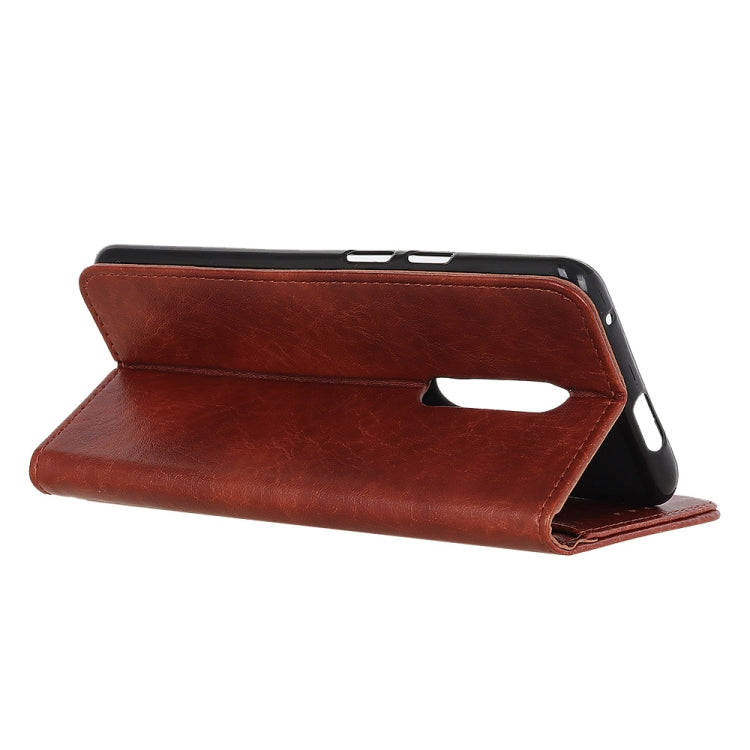 For Xiaomi Redmi 8 Magnetic Retro Crazy Horse Texture Horizontal Flip Leather Case with Holder & Card Slots