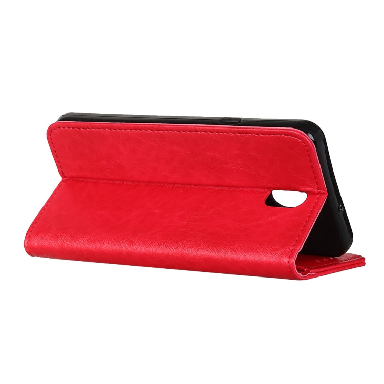 For Xiaomi Redmi 8A Magnetic Retro Crazy Horse Texture Horizontal Flip Leather Case with Holder & Card Slots