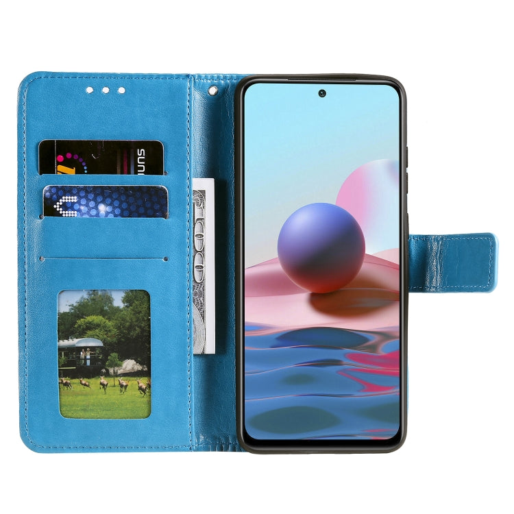 For Xiaomi Redmi Note 10 5G Totem Flower Embossed Horizontal Flip TPU + PU Leather Case with Holder & Card Slots & Wallet