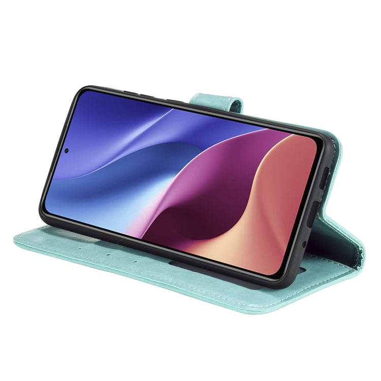 For Xiaomi Redmi K40 Totem Flower Embossed Horizontal Flip TPU + PU Leather Case with Holder & Card Slots & Wallet