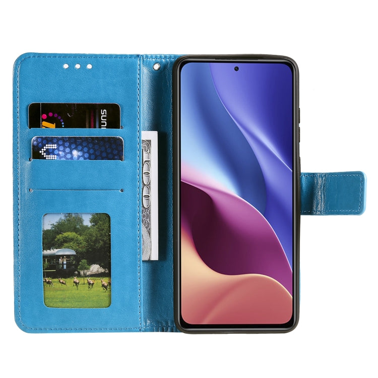 For Xiaomi Redmi K40 Totem Flower Embossed Horizontal Flip TPU + PU Leather Case with Holder & Card Slots & Wallet