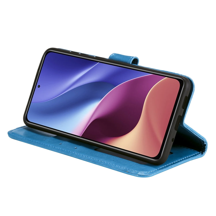 For Xiaomi Redmi K40 Totem Flower Embossed Horizontal Flip TPU + PU Leather Case with Holder & Card Slots & Wallet