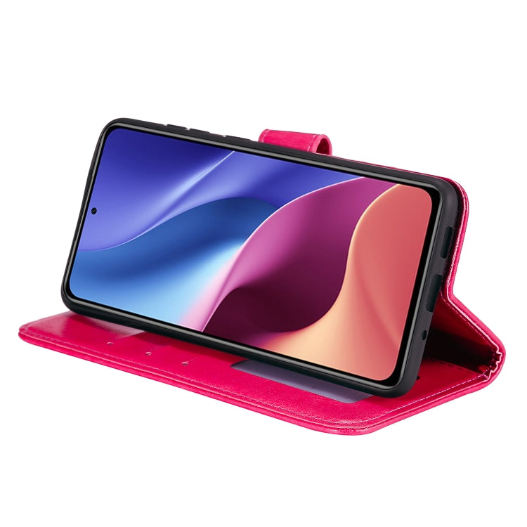 For Xiaomi Redmi K40 Totem Flower Embossed Horizontal Flip TPU + PU Leather Case with Holder & Card Slots & Wallet