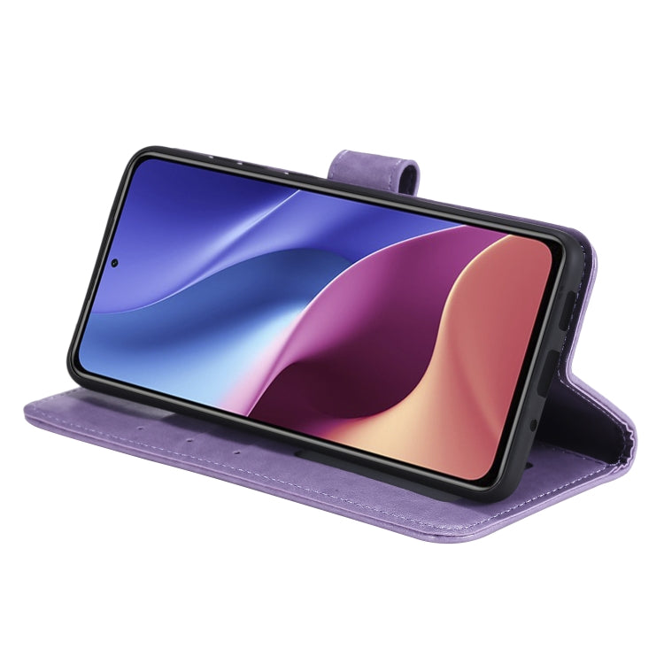 For Xiaomi Redmi K40 Totem Flower Embossed Horizontal Flip TPU + PU Leather Case with Holder & Card Slots & Wallet