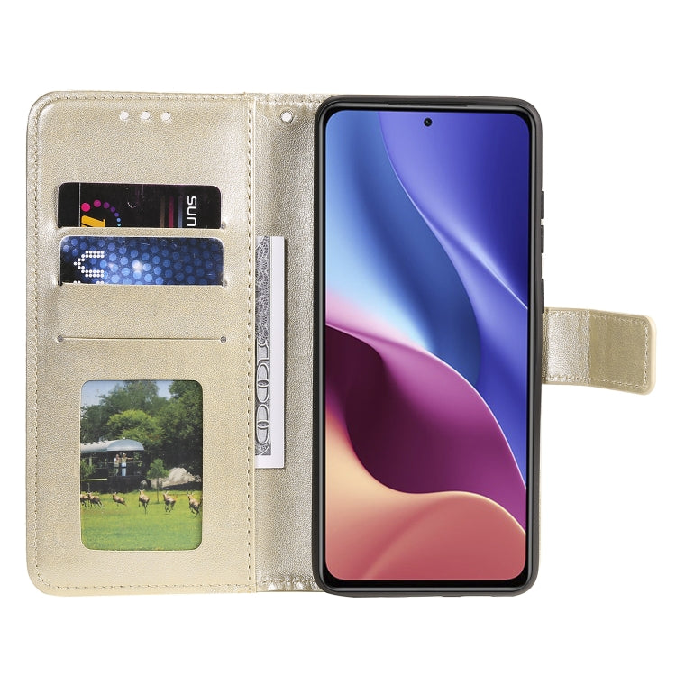 For Xiaomi Redmi K40 Totem Flower Embossed Horizontal Flip TPU + PU Leather Case with Holder & Card Slots & Wallet