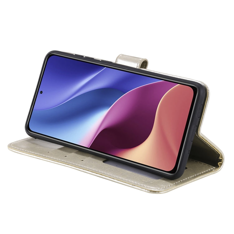 For Xiaomi Redmi K40 Totem Flower Embossed Horizontal Flip TPU + PU Leather Case with Holder & Card Slots & Wallet