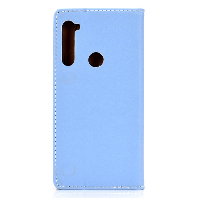 For Xiaomi Redmi Note 8 Solid Color Magnetic Horizontal Flip Leather Case with Card Slot & Holder