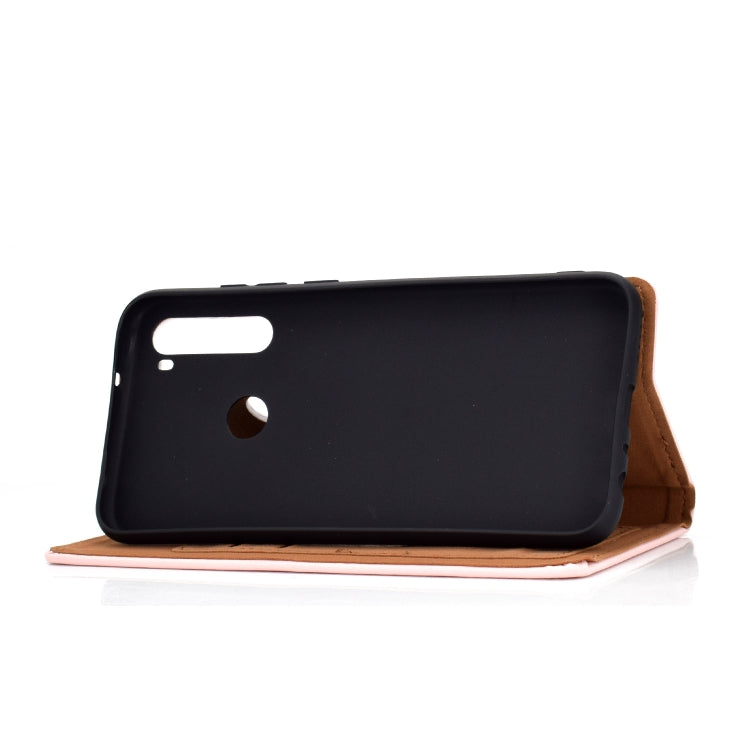 For Xiaomi Redmi Note 8 Solid Color Magnetic Horizontal Flip Leather Case with Card Slot & Holder