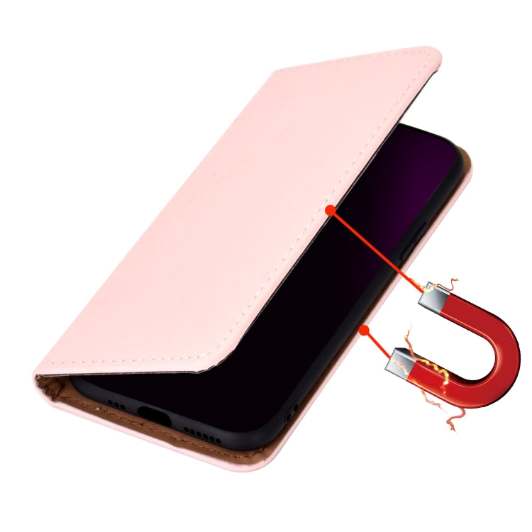 For Xiaomi Redmi Note 8 Pro Solid Color Magnetic Horizontal Flip Leather Case with Card Slot & Holder
