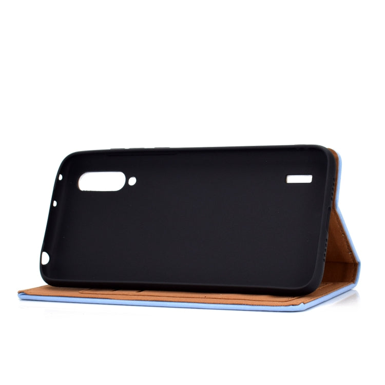 For Xiaomi Mi CC9 Solid Color Magnetic Horizontal Flip Leather Case with Card Slot & Holder