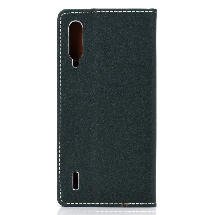 For Xiaomi Mi CC9 Solid Color Magnetic Horizontal Flip Leather Case with Card Slot & Holder