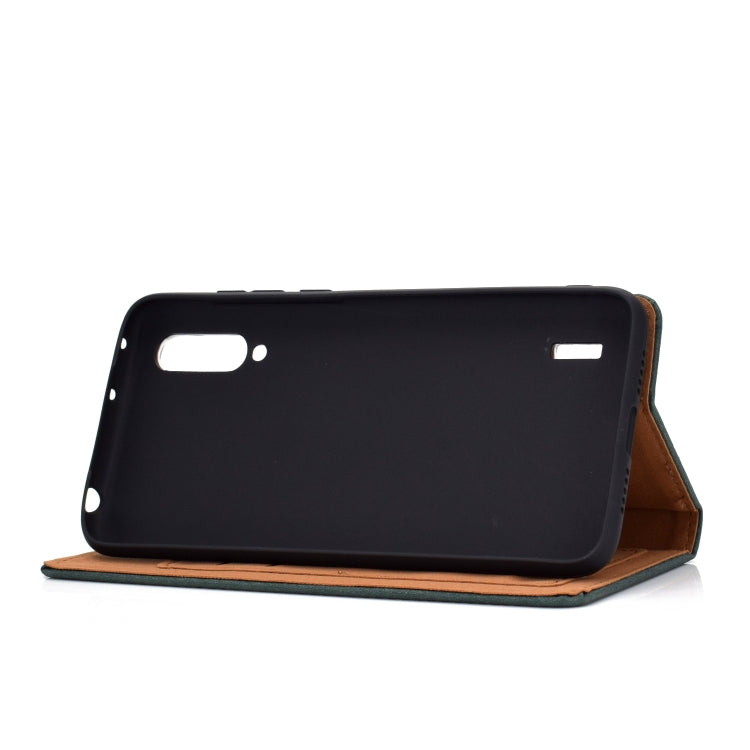 For Xiaomi Mi CC9e Solid Color Magnetic Horizontal Flip Leather Case with Card Slot & Holder