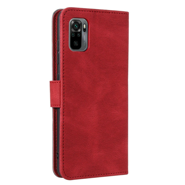 For Xiaomi Redmi Note 10 5G Stitching Calf Texture Horizontal Flip Leather Case with Holder & Card Slots & Wallet