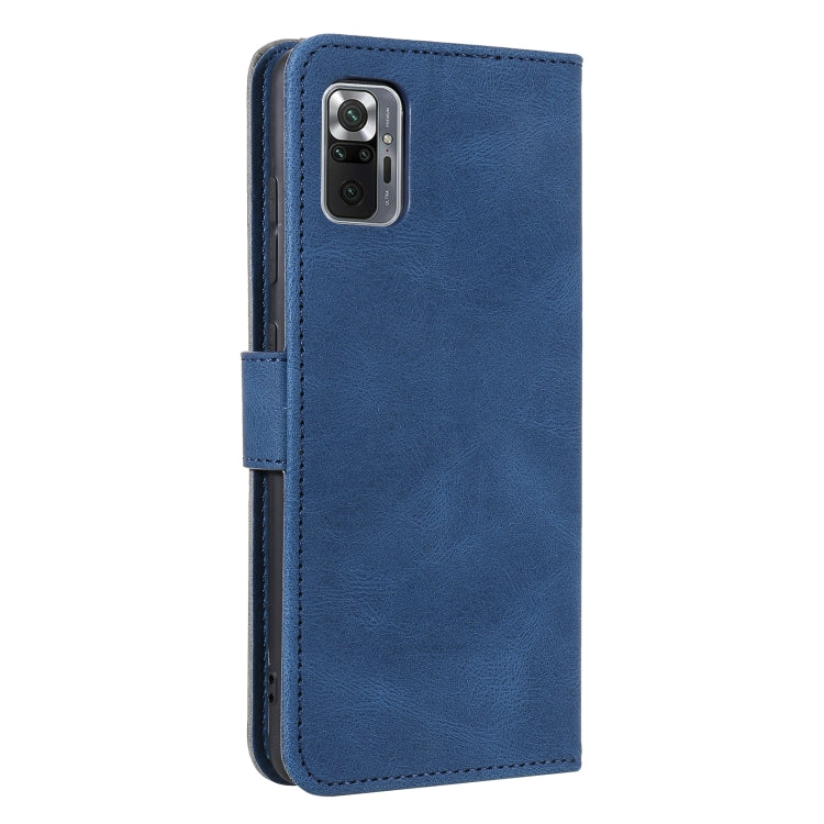For Xiaomi Redmi Note 10 Pro Max Stitching Calf Texture Horizontal Flip Leather Case with Holder & Card Slots & Wallet