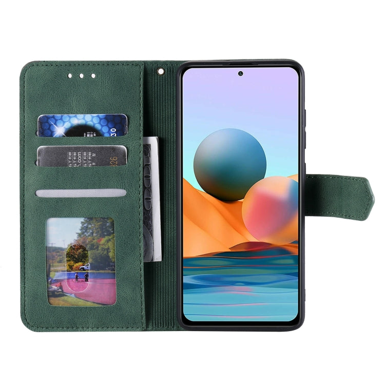 For Xiaomi Redmi Note 10 Pro Max Stitching Calf Texture Horizontal Flip Leather Case with Holder & Card Slots & Wallet