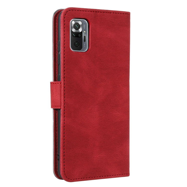 For Xiaomi Redmi Note 10 Pro Max Stitching Calf Texture Horizontal Flip Leather Case with Holder & Card Slots & Wallet