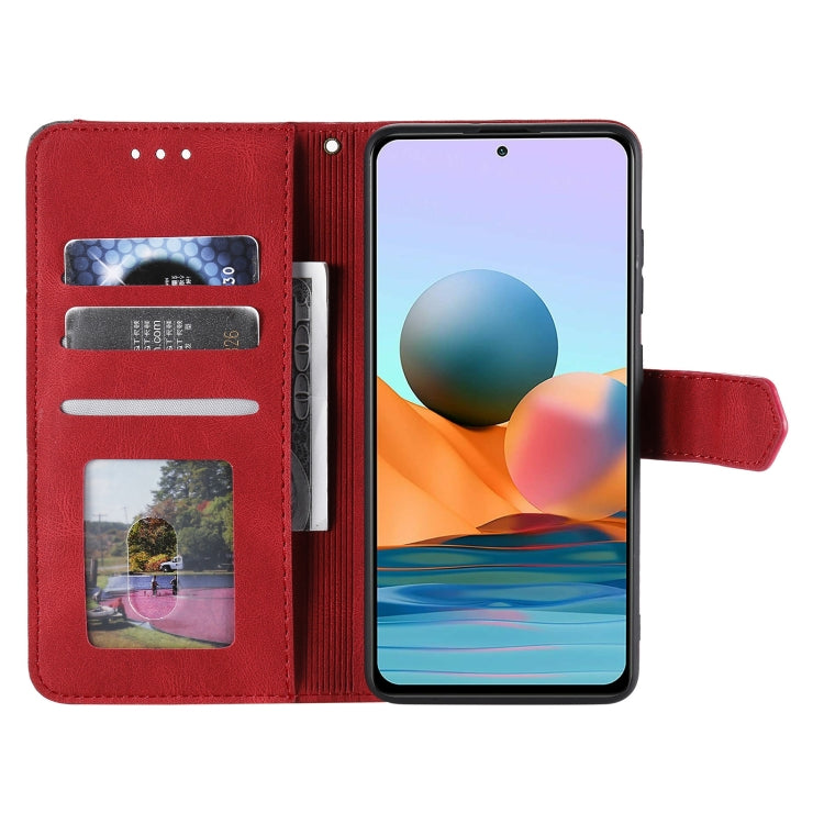 For Xiaomi Redmi Note 10 Pro Max Stitching Calf Texture Horizontal Flip Leather Case with Holder & Card Slots & Wallet