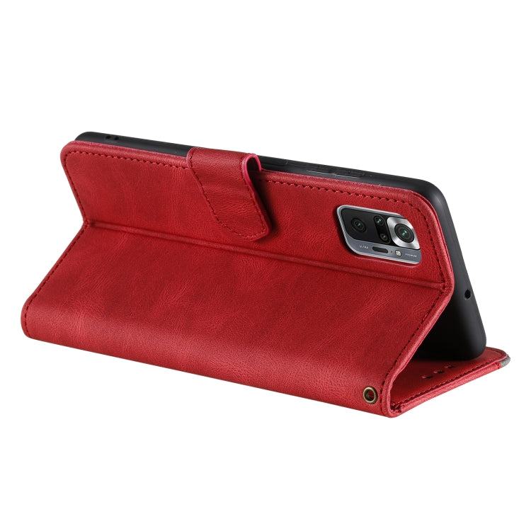 For Xiaomi Redmi Note 10 Pro Max Stitching Calf Texture Horizontal Flip Leather Case with Holder & Card Slots & Wallet