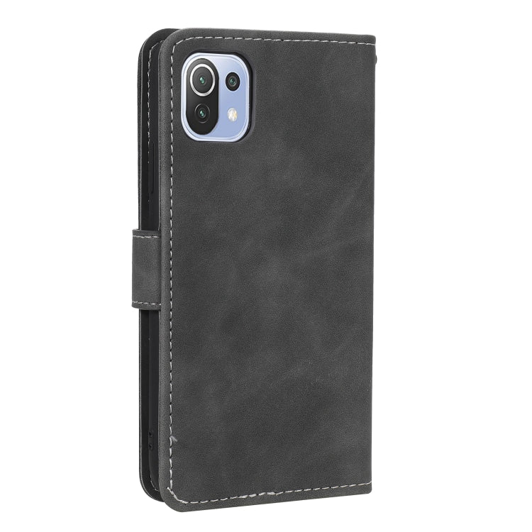 For Xiaomi Mi 11 Lite Stitching Calf Texture Horizontal Flip Leather Case with Holder & Card Slots & Wallet