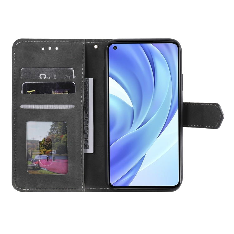 For Xiaomi Mi 11 Lite Stitching Calf Texture Horizontal Flip Leather Case with Holder & Card Slots & Wallet