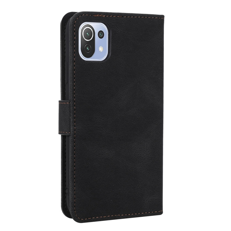 For Xiaomi Mi 11 Lite Stitching Calf Texture Horizontal Flip Leather Case with Holder & Card Slots & Wallet