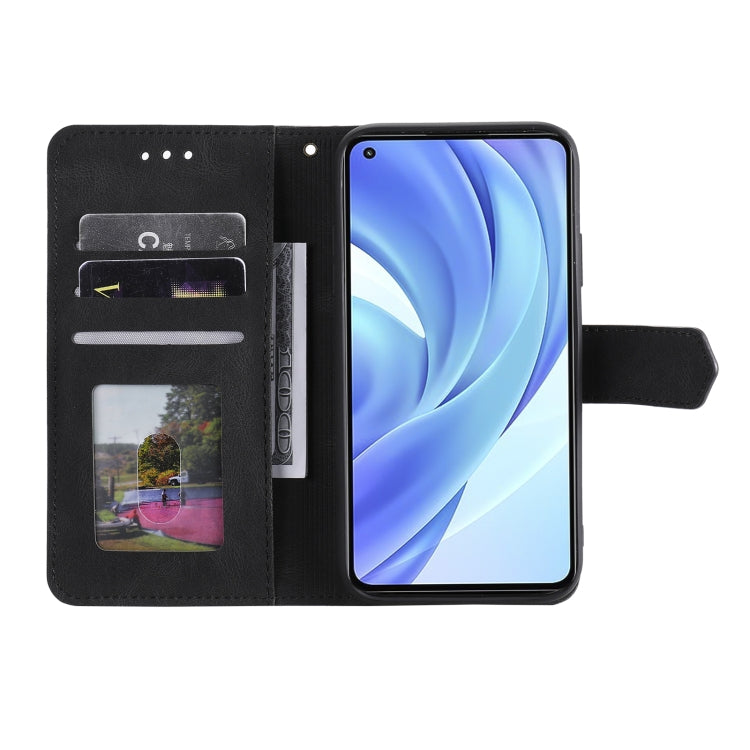 For Xiaomi Mi 11 Lite Stitching Calf Texture Horizontal Flip Leather Case with Holder & Card Slots & Wallet