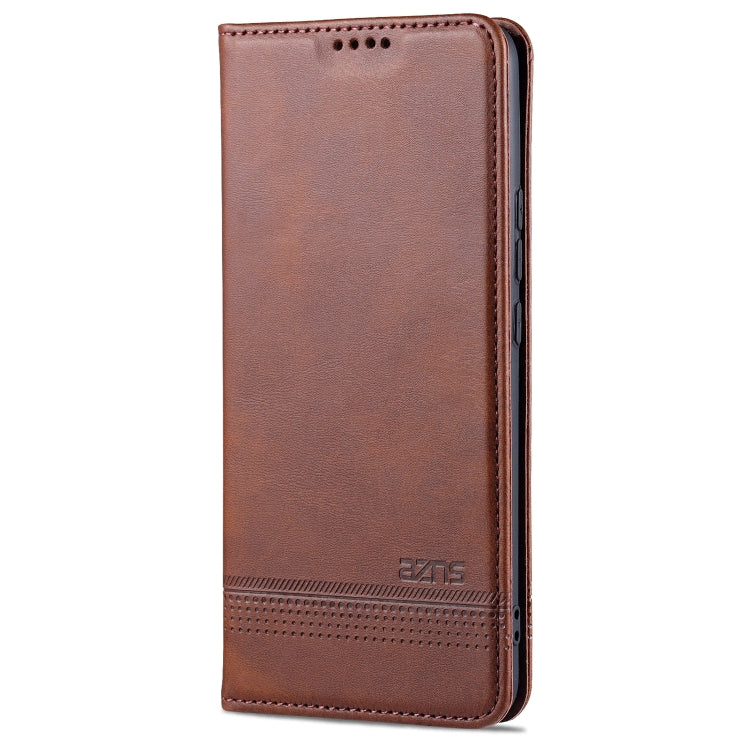 For Xiaomi Mi 11 Pro AZNS Magnetic Calf Texture Horizontal Flip Leather Case with Card Slots & Holder & Wallet