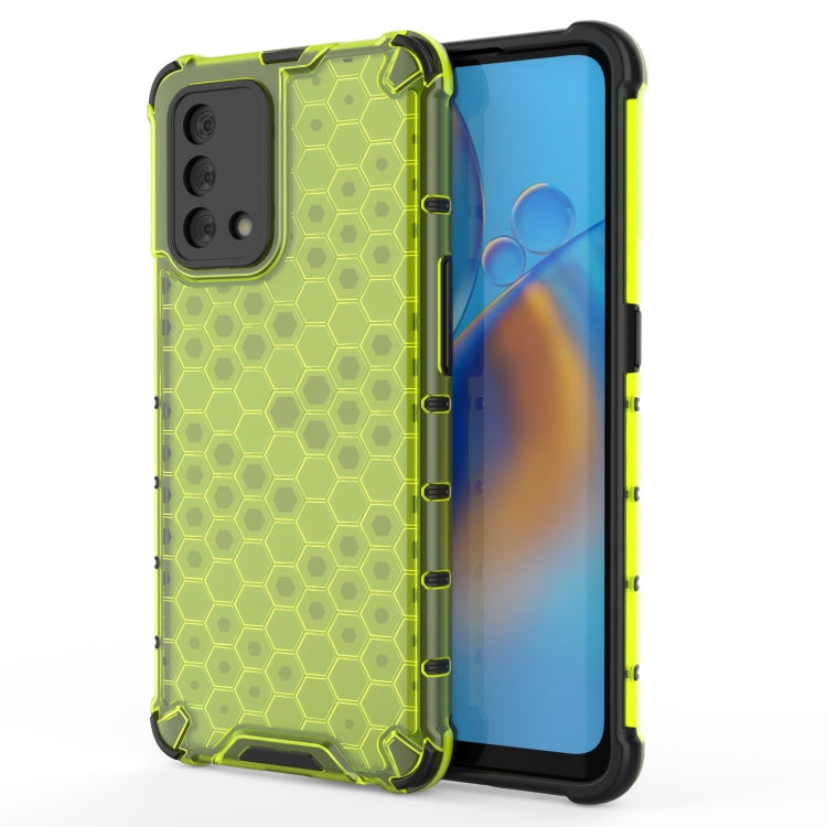 For OPPO A74 4G Shockproof Honeycomb PC + TPU Case