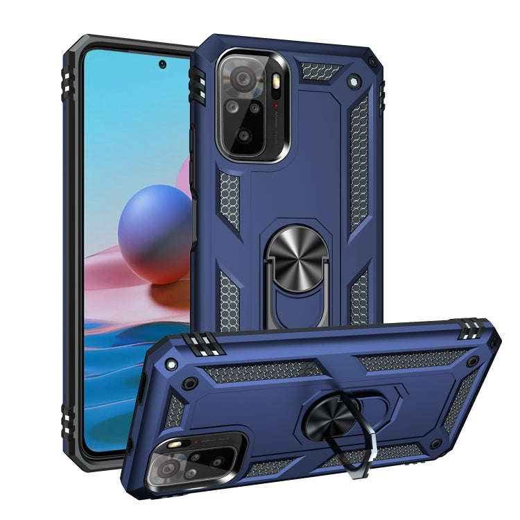 For Xiaomi Redmi Note 10 / Note 10s Shockproof TPU + PC Protective Case with 360 Degree Rotating Holder