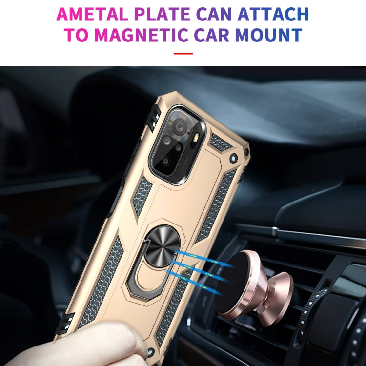 For Xiaomi Redmi Note 10 / Note 10s Shockproof TPU + PC Protective Case with 360 Degree Rotating Holder