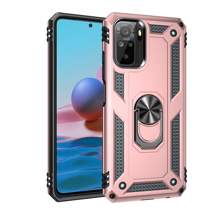 For Xiaomi Redmi Note 10 / Note 10s Shockproof TPU + PC Protective Case with 360 Degree Rotating Holder
