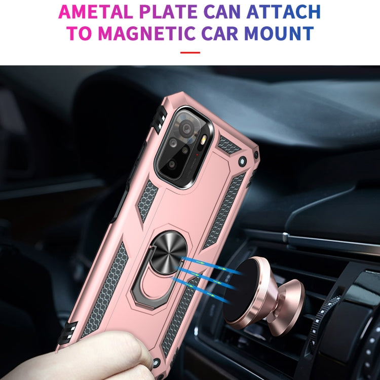 For Xiaomi Redmi Note 10 / Note 10s Shockproof TPU + PC Protective Case with 360 Degree Rotating Holder