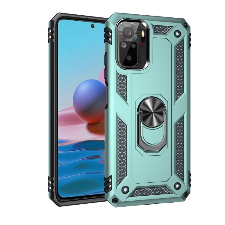 For Xiaomi Redmi Note 10 / Note 10s Shockproof TPU + PC Protective Case with 360 Degree Rotating Holder