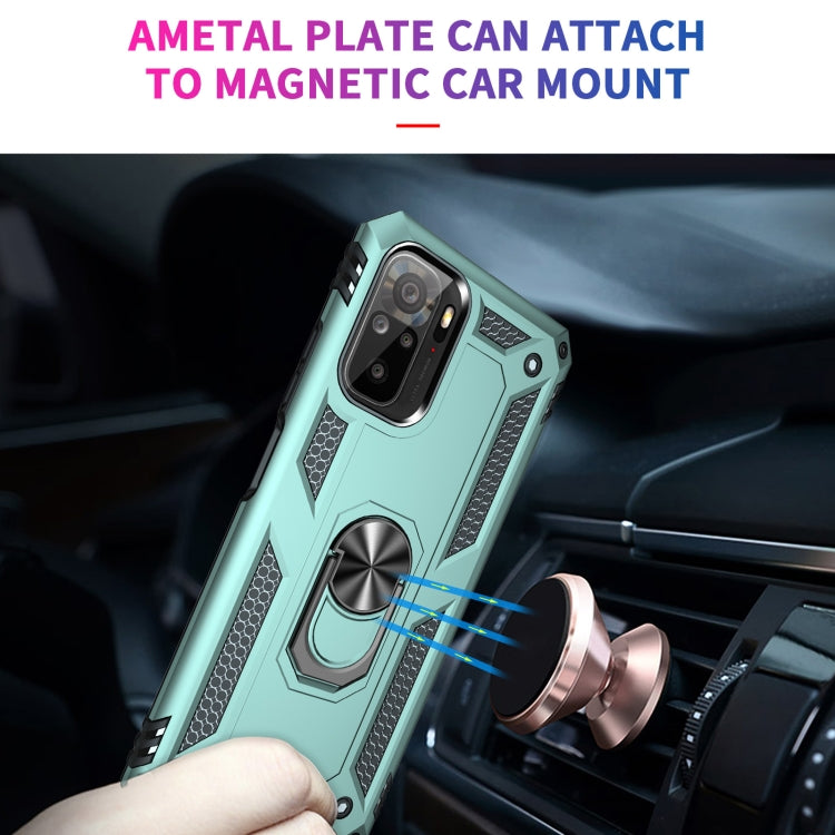For Xiaomi Redmi Note 10 / Note 10s Shockproof TPU + PC Protective Case with 360 Degree Rotating Holder