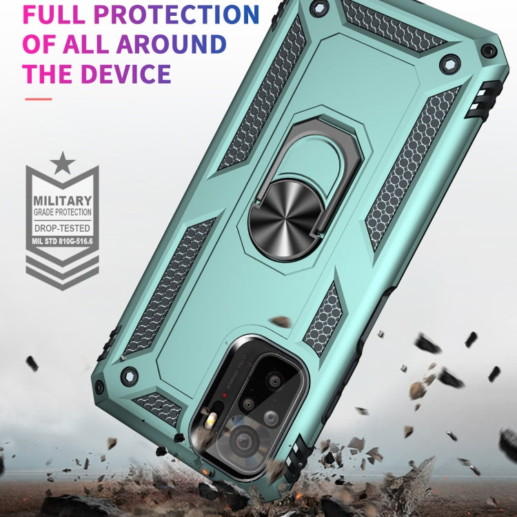 For Xiaomi Redmi Note 10 / Note 10s Shockproof TPU + PC Protective Case with 360 Degree Rotating Holder
