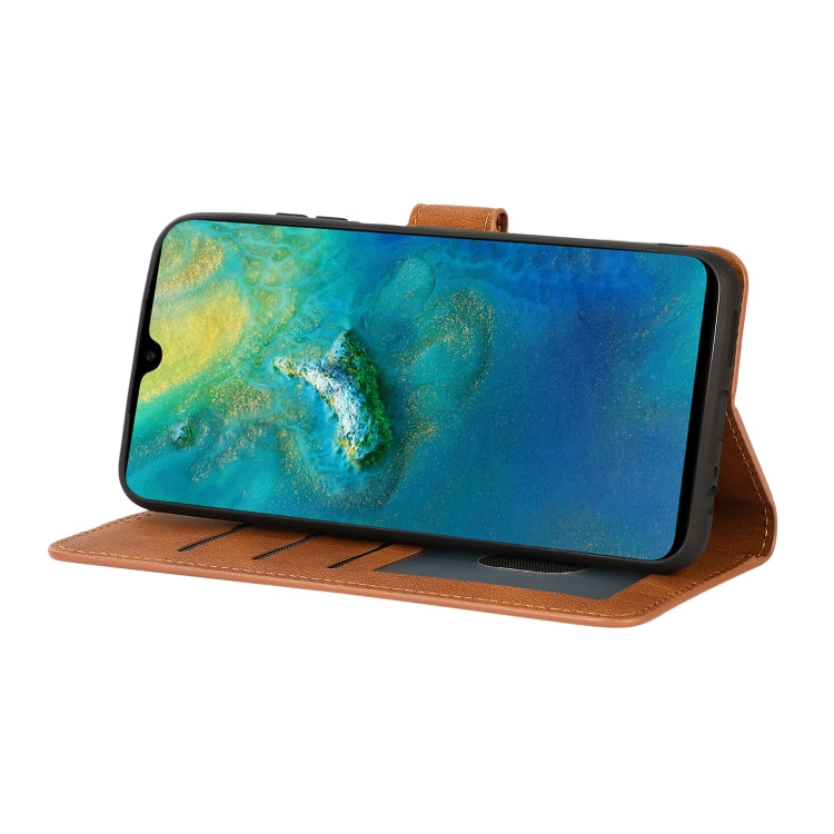 For Xiaomi Redmi Note 10 Fantasy Classic Skin-feel Calfskin Texture Magnetic Buckle Horizontal Flip PU Leather Case with Holder & Card Slot & Wallet