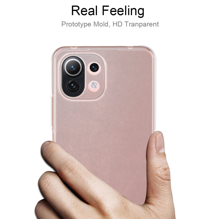 For Xiaomi Mi 11 Lite 0.75mm Ultra-thin Transparent TPU Soft Protective Case