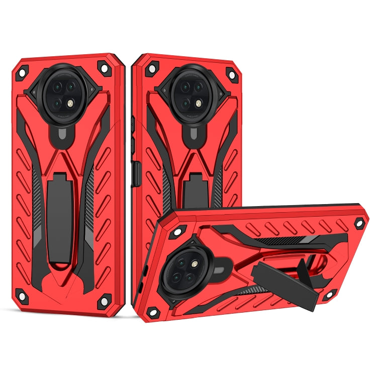 For Xiaomi Redmi Note 9 5G / Redmi Note 9T 5G Shockproof TPU + PC Protective Case with Holder