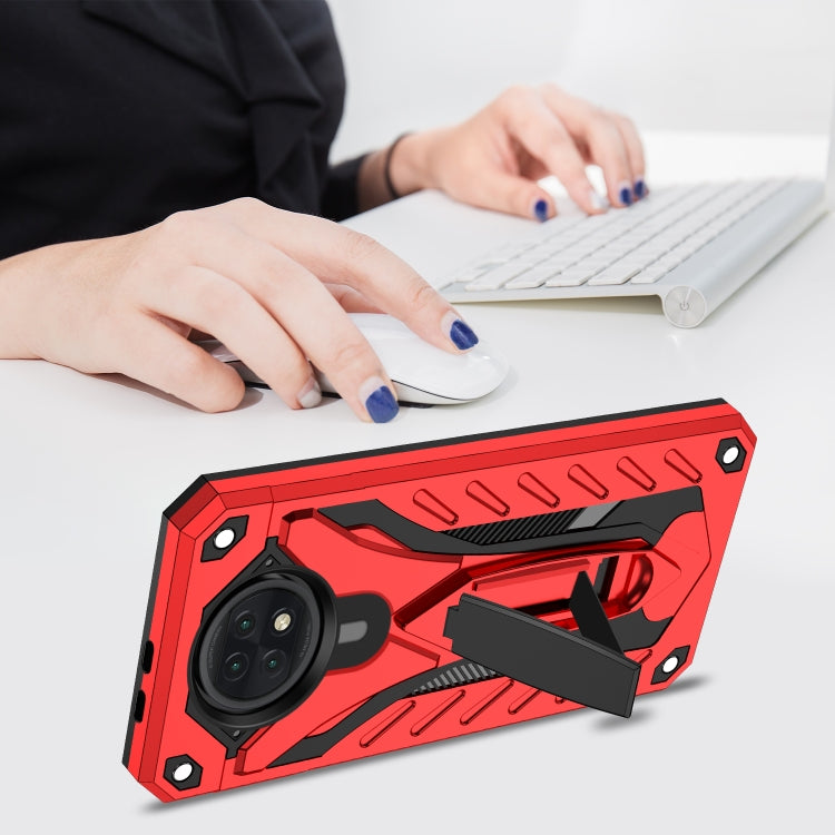 For Xiaomi Redmi Note 9 5G / Redmi Note 9T 5G Shockproof TPU + PC Protective Case with Holder