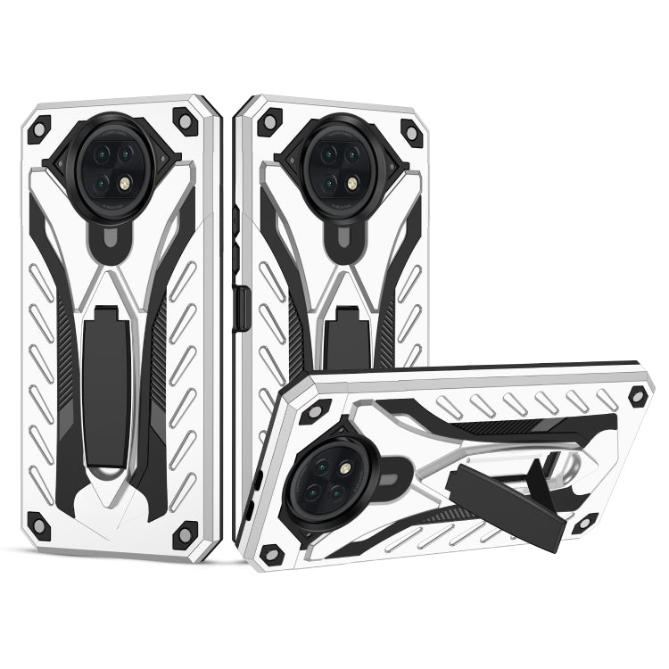 For Xiaomi Redmi Note 9 5G / Redmi Note 9T 5G Shockproof TPU + PC Protective Case with Holder