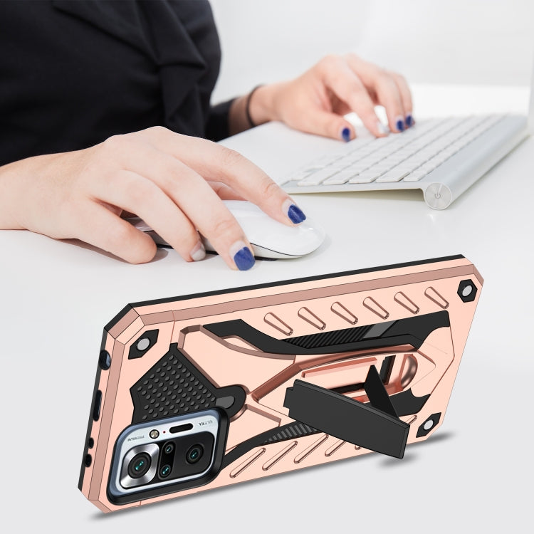 For Xiaomi Redmi Note 10 Pro Shockproof TPU + PC Protective Case with Holder