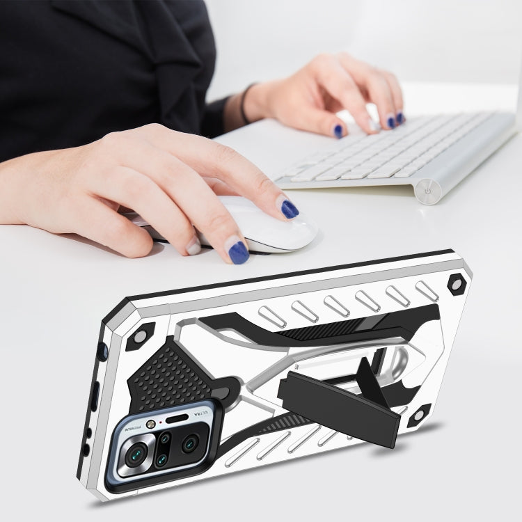 For Xiaomi Redmi Note 10 Pro Shockproof TPU + PC Protective Case with Holder