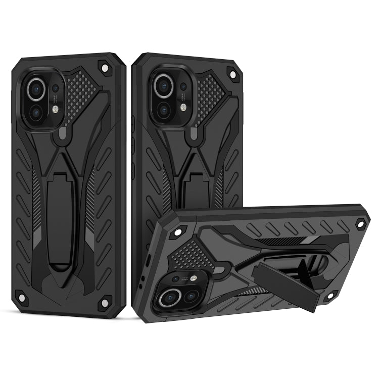 For Xiaomi Mi 11 Shockproof TPU + PC Protective Case with Holder