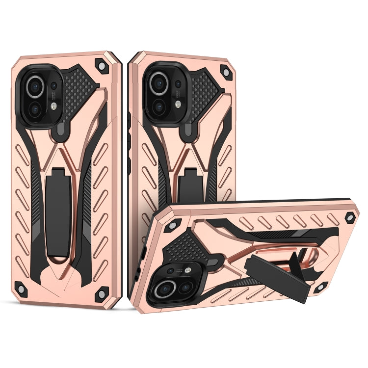 For Xiaomi Mi 11 Shockproof TPU + PC Protective Case with Holder