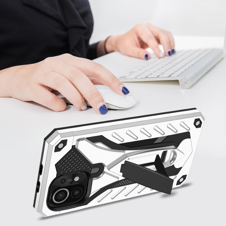 For Xiaomi Mi 11 Shockproof TPU + PC Protective Case with Holder