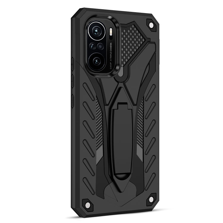 For Xiaomi Redmi K40 Pro / Redmi K40 Shockproof TPU + PC Protective Case with Holder