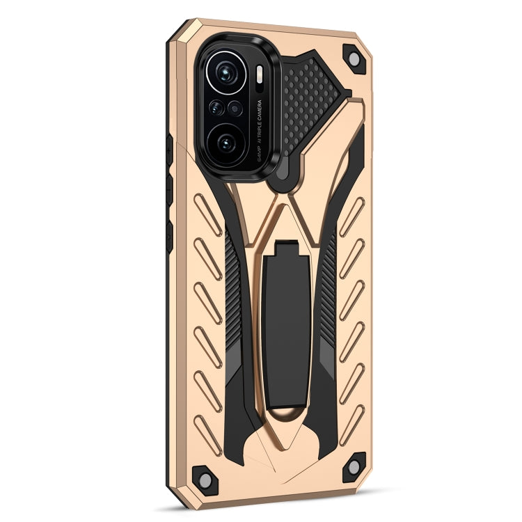 For Xiaomi Redmi K40 Pro / Redmi K40 Shockproof TPU + PC Protective Case with Holder