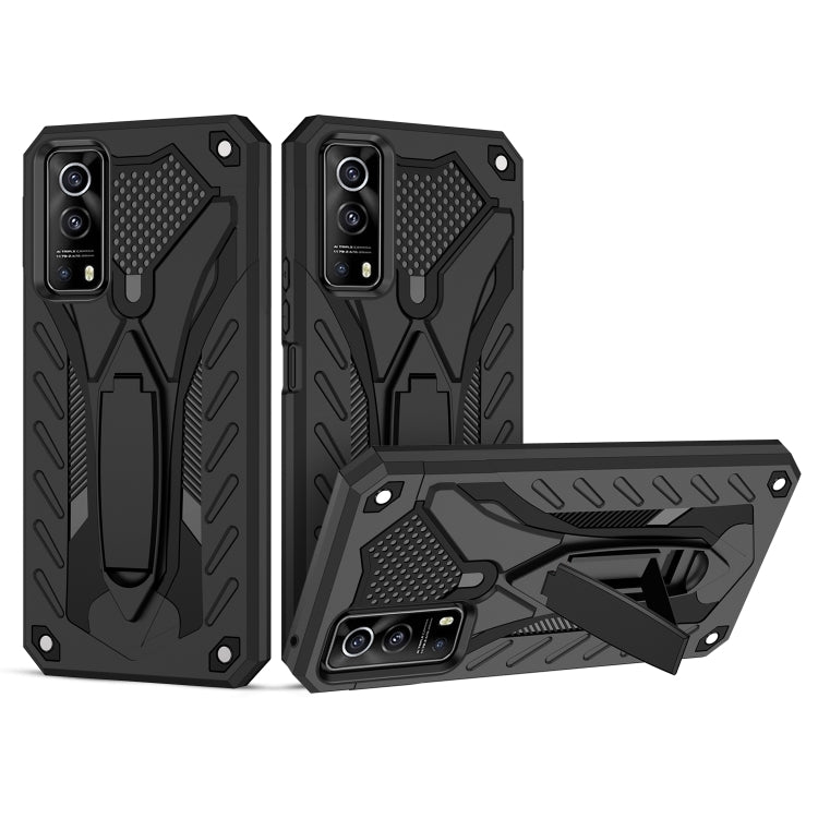 For vivo iQOO Z3 5G Shockproof TPU + PC Protective Case with Holder