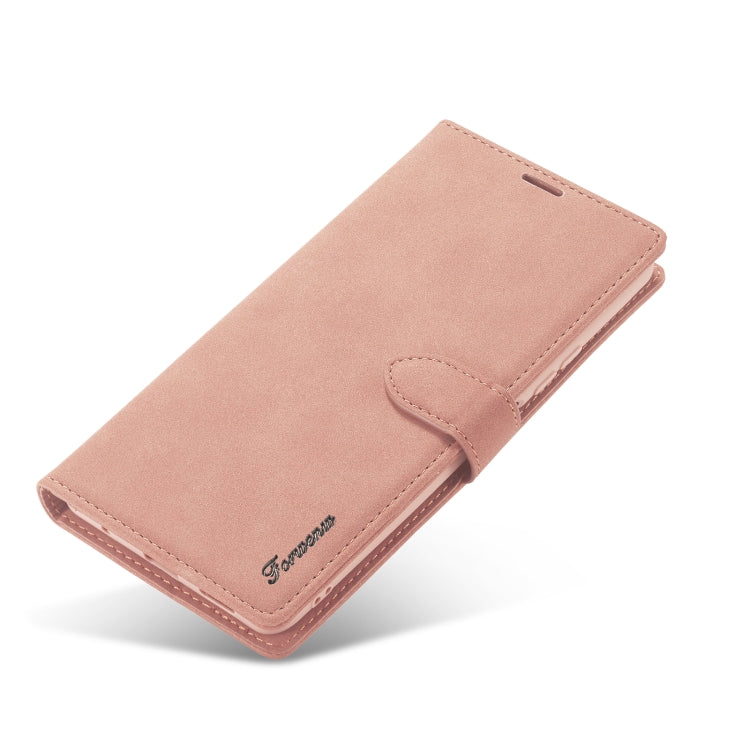 For Xiaomi Redmi Note 10 Pro Forwenw F1 Series Matte Strong Magnetism Horizontal Flip Leather Case with Holder & Card Slots & Wallet & Photo Frame