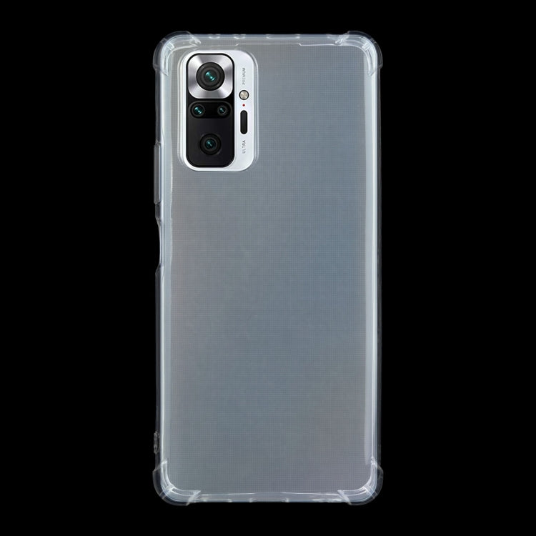 For Xiaomi Redmi Note 10 Pro / Pro Max Four-Corner Shockproof Ultra-thin TPU Case(Transparent)